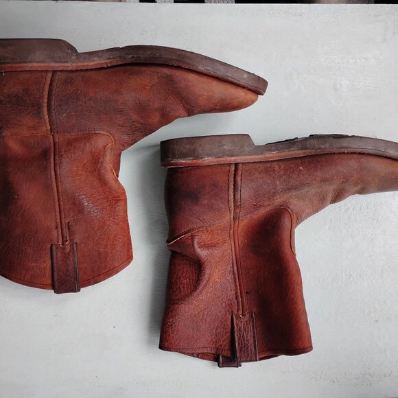 Leather Chippewa Work Boots  - Great Condition, Broken In - Size 11D main image 5